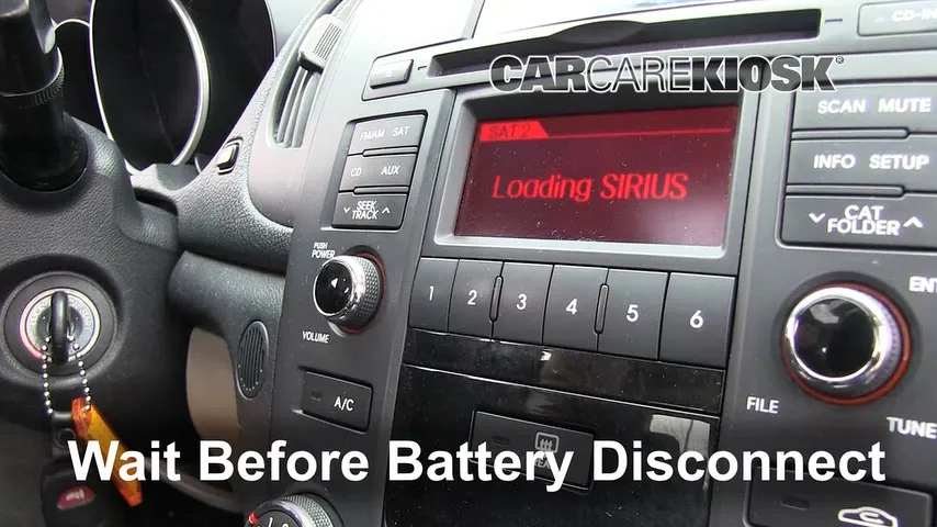 2010 Kia Forte EX 2.0L 4 Cyl. Sedan (4 Door) Battery Replace